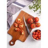 Faca para Tomate Tramontina Plenus com Lâmina em Aço Inox e Cabo de Polipropileno Cinza 5"