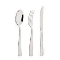 Faqueiro Tramontina Pacific em Aço Inox com Facas para Churrasco Acabamento Alto Brilho com Detalhes no Cabo 72 Peças
