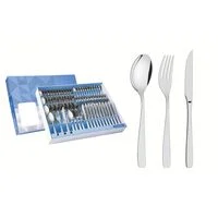 Faqueiro para Churrasco Tramontina Cosmos em Aço Inox com Acabamento Brilho e Fosco 84 Peças