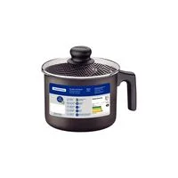 Fervedor Tramontina Paris em Alumínio com Revestimento Interno e Externo em Antiaderente Starflon Max Chumbo com Tampa de Vidro 14 cm 1,9 L