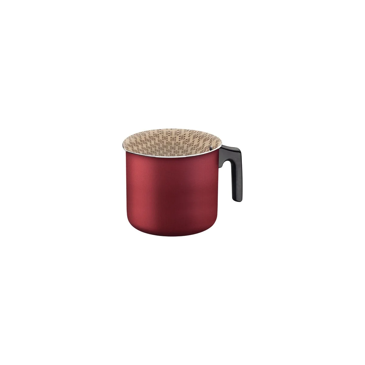 Fervedor Tramontina em Alumínio com Revestimento Interno e Externo em Antiaderente Starflon Max Vermelho 12 cm 1,1 L