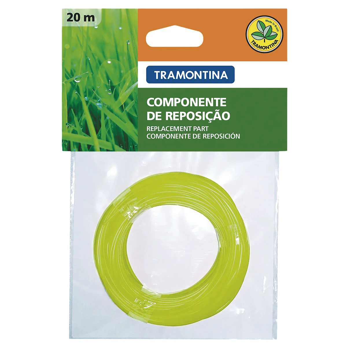 Fio de Nylon 1,8 mm 20 m Tramontina para Aparador de Grama