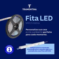 Fita LED SMD Tramontina 8 W 12 V 6500 K Luz Branca 5 m