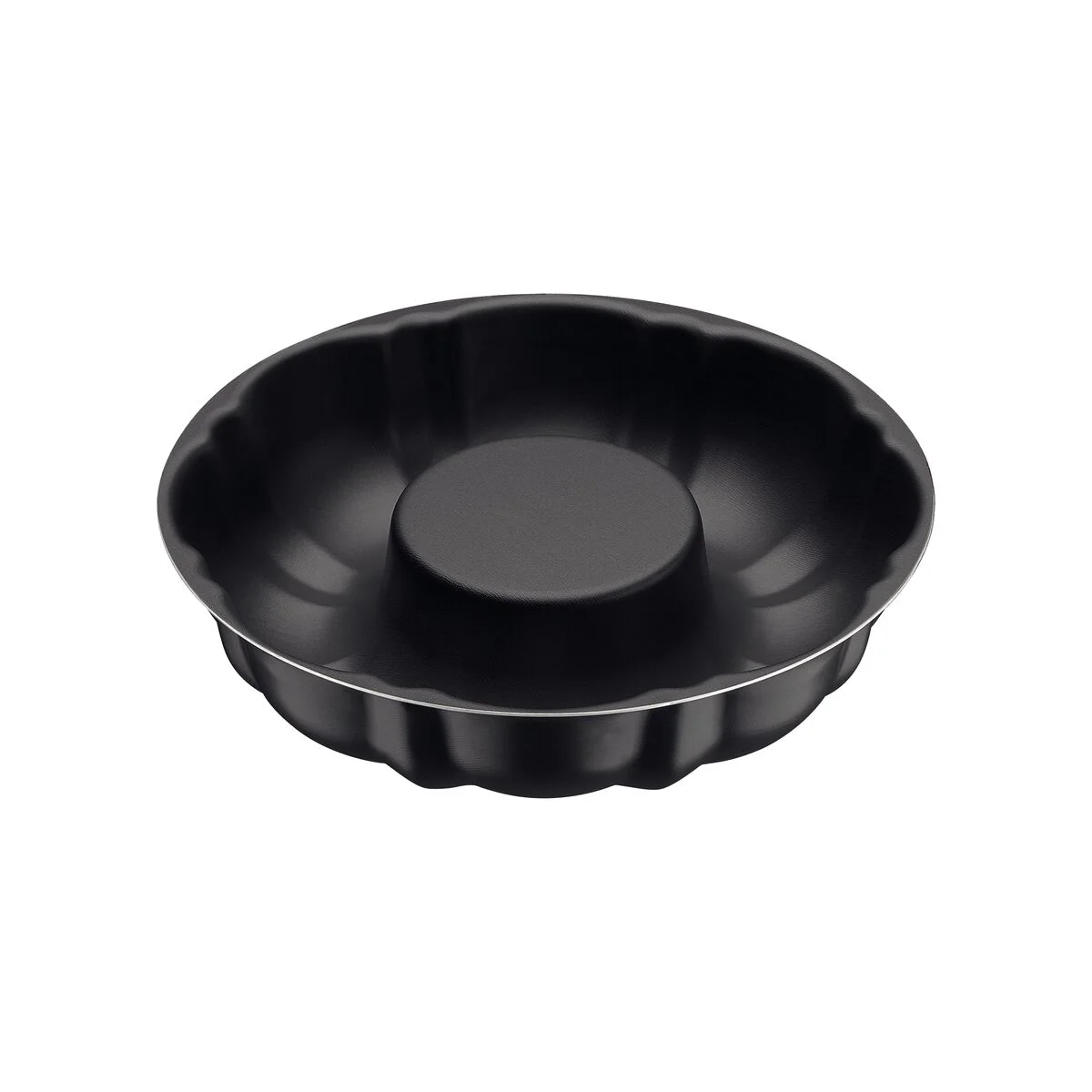 Forma para Bolo Tramontina Brasil em Alumínio com Revestimento Interno e Externo Antiaderente Starflon Max Grafite 24 cm 2 L