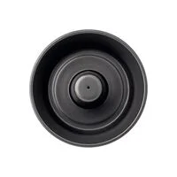 Forma para Bolo e Pudim Tramontina Brasil em Alumínio com Revestimento Interno e Externo Antiaderente Starflon Premium Preto 24 cm 2,6 L