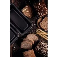 Forma para Pão e Bolo Tramontina Brasil em Alumínio com Revestimento Antiaderente Starflon Max Grafite 22 cm 1,2 L