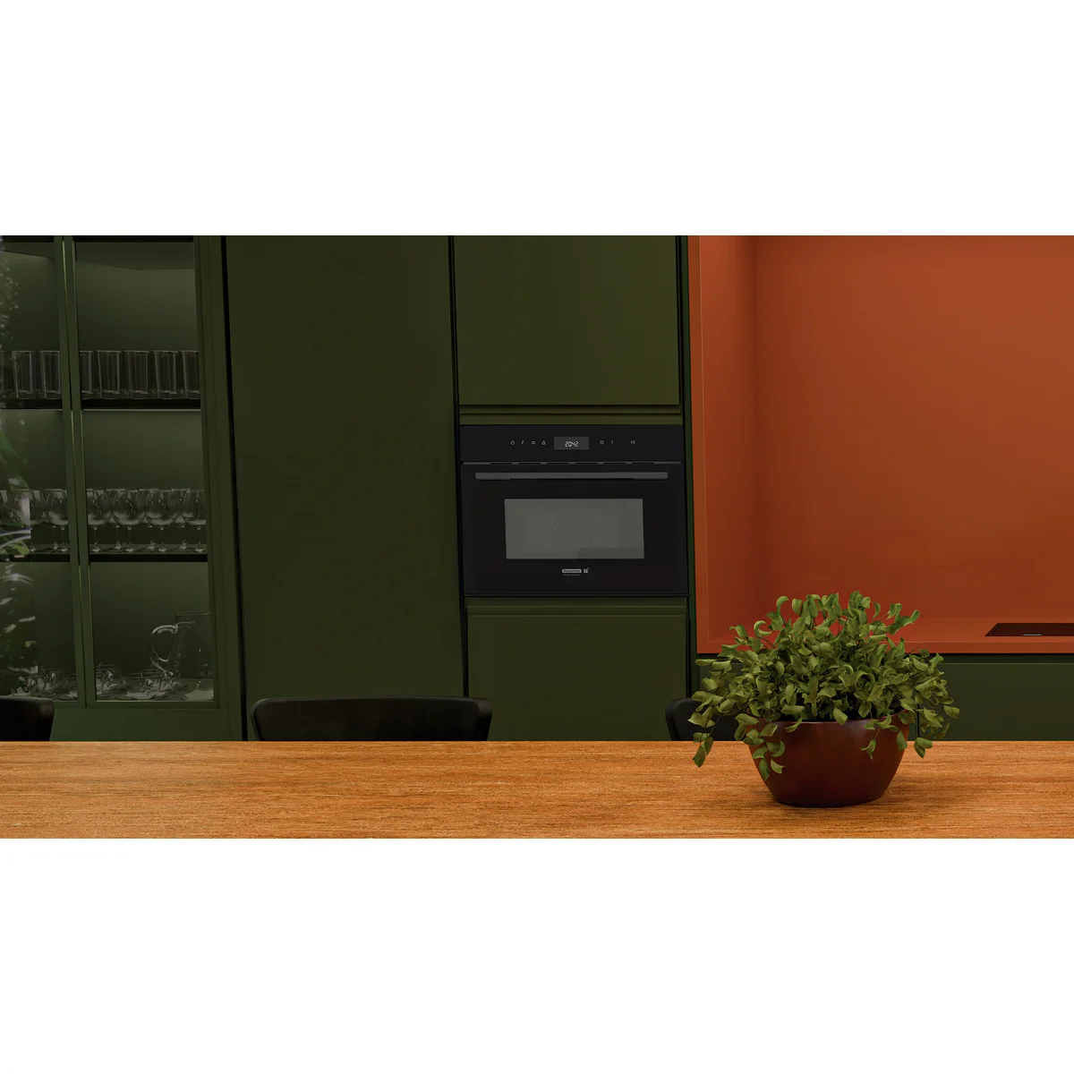 Forno Combinado com Micro-ondas Tramontina Epic T smart 60 F10 35 L Glass Black Series