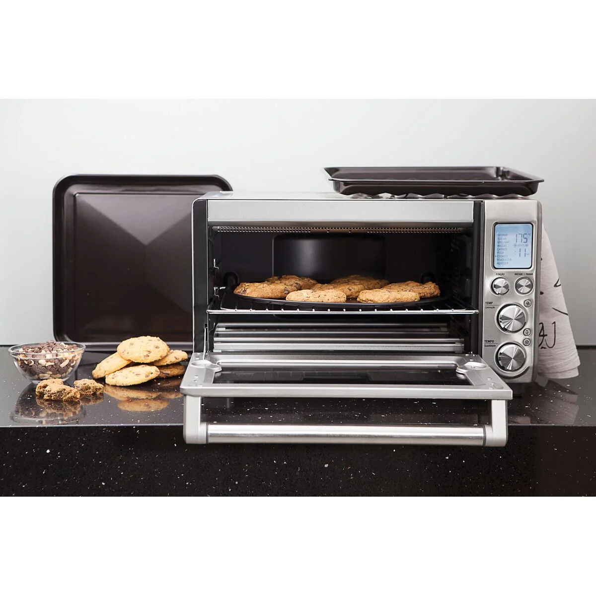 Forno Elétrico Tramontina by Breville Smart em Aço Inox 9 Funções 22 L 127 V