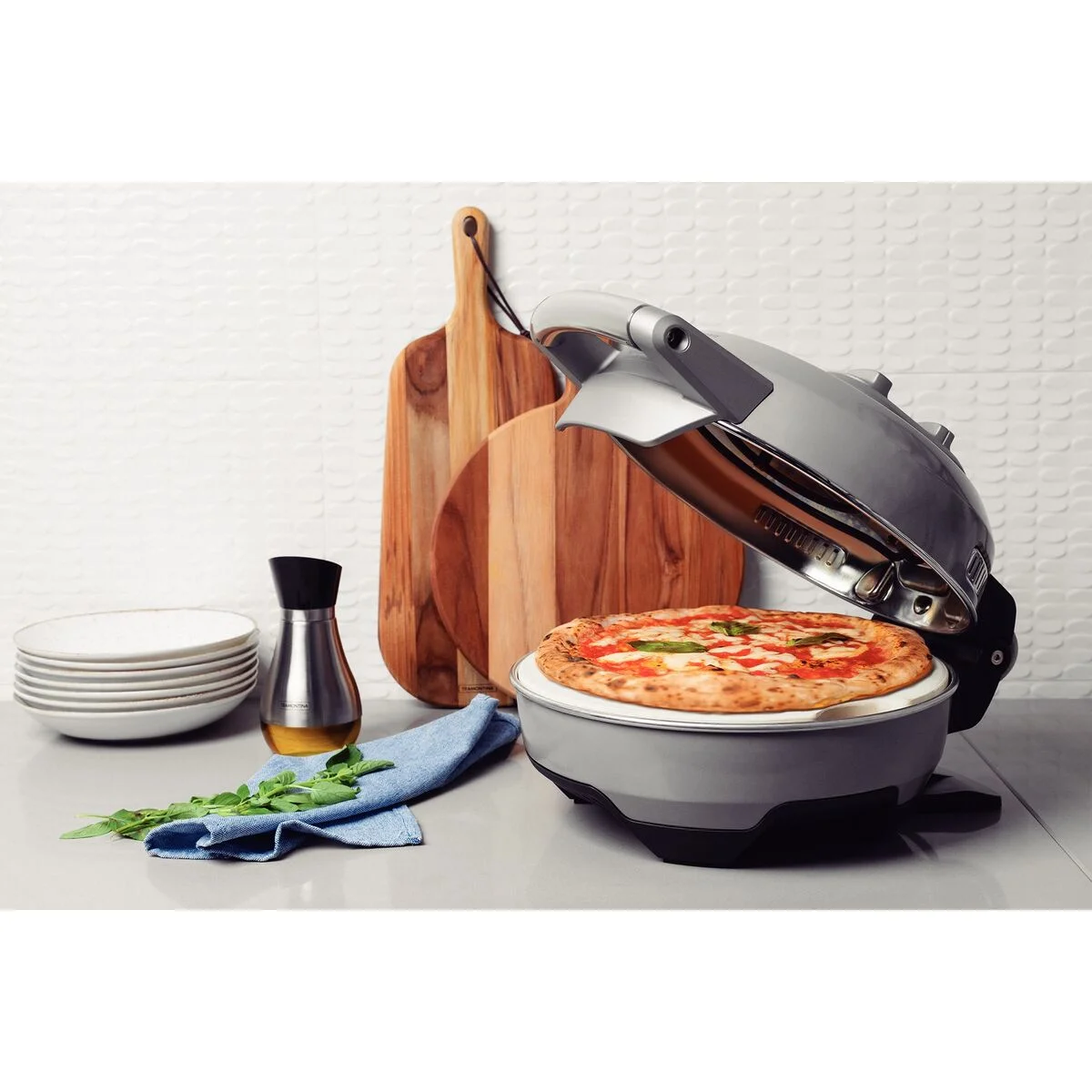 Forno Elétrico Tramontina by Breville para Pizza em Aço Carbono com Base em Cerâmica 30 cm 127 V