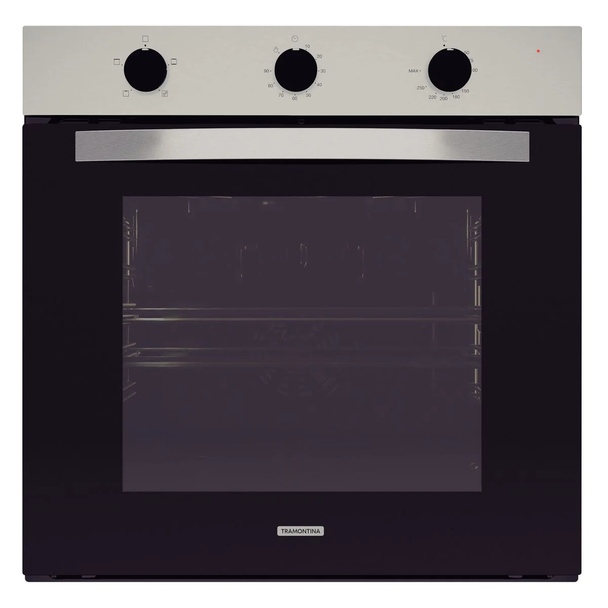 Forno Elétrico de Embutir Tramontina Inox Easy 60 F4 em Aço Inox 4 Funções 74 L