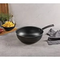 Frigideira Funda Tramontina Versalhes em Alumínio com Revestimento Interno e Externo em Antiaderente Starflon Max Grafite 28 cm 4,9 L