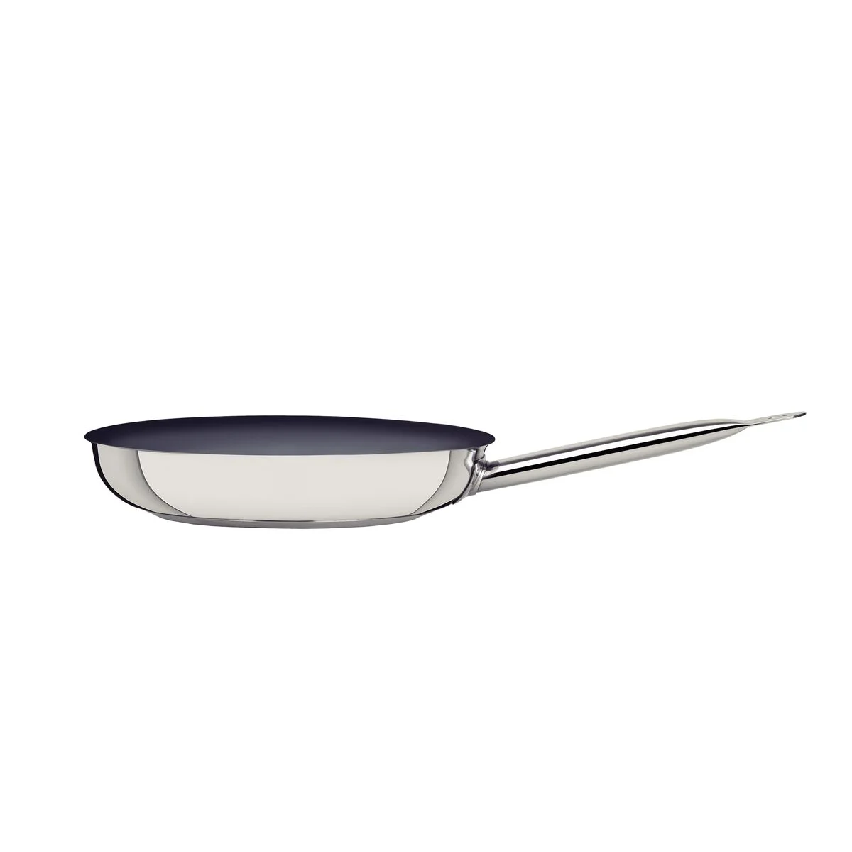 Frigideira Rasa Tramontina Professional em Aço Inox com Fundo Triplo e Revestimento Interno Cerâmico Grafite 30 cm 2,9 L