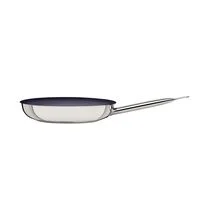 Frigideira Rasa Tramontina Professional em Aço Inox com Fundo Triplo e Revestimento Interno Cerâmico Grafite 30 cm 2,9 L