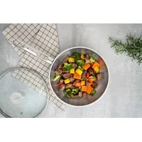 Frigideira Tramontina Allegra em Aço Inox com Fundo Triplo 20 cm 1,30 L