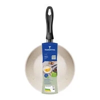 Frigideira Tramontina Linz em Alumínio com Revestimento Interno e Externo Antiaderente Starflon Max 24 cm 1,4 L Bege