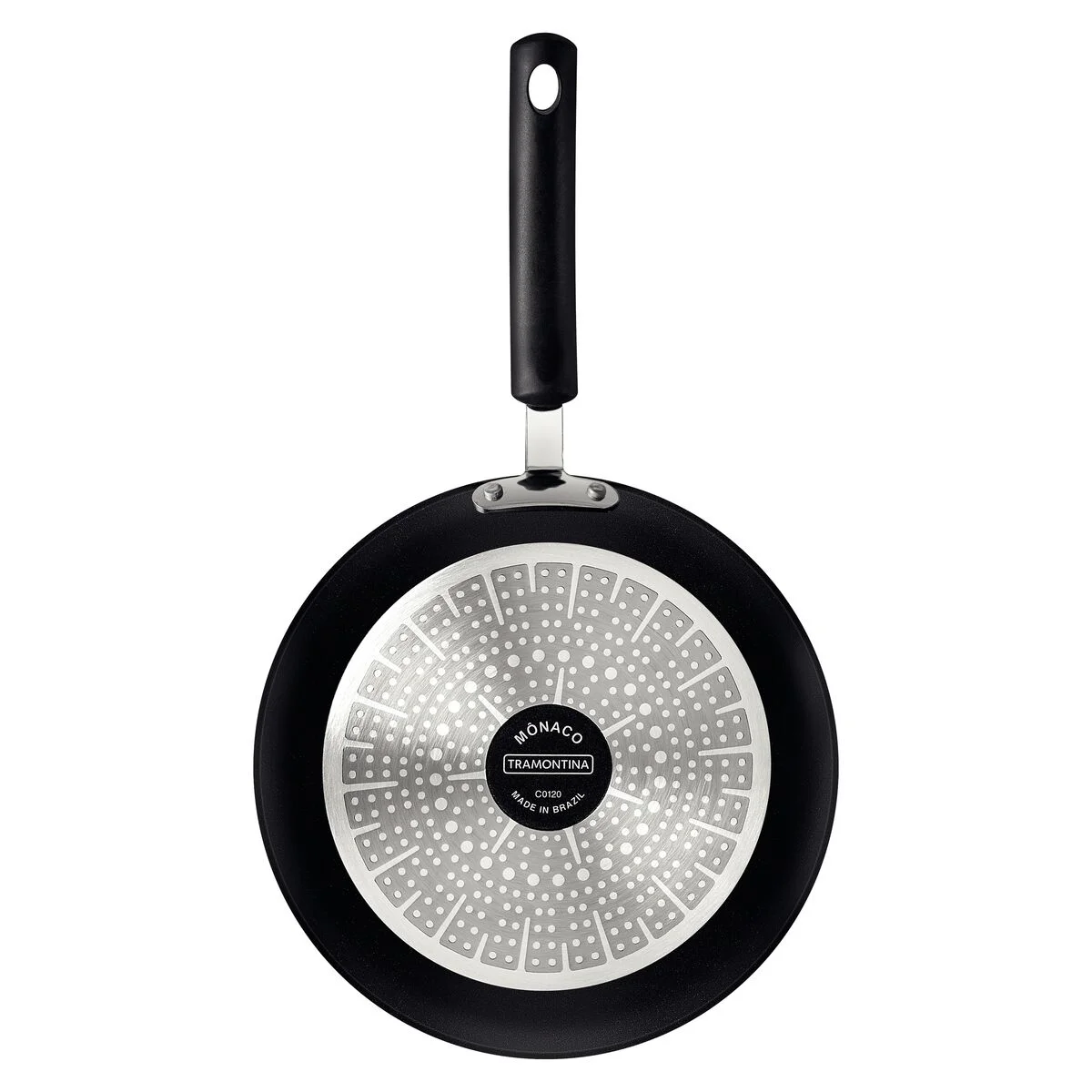 Frigideira Tramontina Mônaco Induction em Alumínio com Revestimento Interno e Externo Antiaderente Starflon Premium Preto 26 cm 2 L