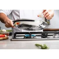 Frigideira Tramontina Professional Rasa em Aço Inox com Fundo Triplo Revestimento Interno em Antiaderente com Cabo 26 cm 2,2 L