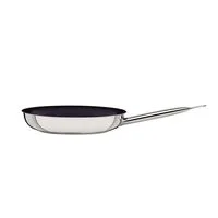 Frigideira Tramontina Professional Rasa em Aço Inox com Fundo Triplo Revestimento Interno em Antiaderente com Cabo 20 cm 1,1 L