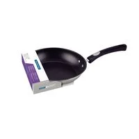 Frigideira Tramontina Solar Silicone Rasa em Aço Inox Fundo Triplo Revestimento Interno Antiaderente com Cabo de Silicone 24 cm 2,1 L