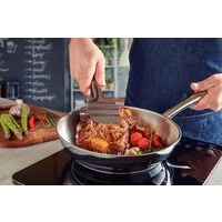 Frigideira Tramontina Una em Aço Inox com Fundo Triplo 28 cm 3,2L
