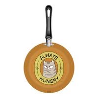 Frigideira Tramontina em Alumínio com Revestimento Interno em Antiaderente Starflon Max e Externo Siliconado com Estampa Always Hungry 24 cm 1,2 L