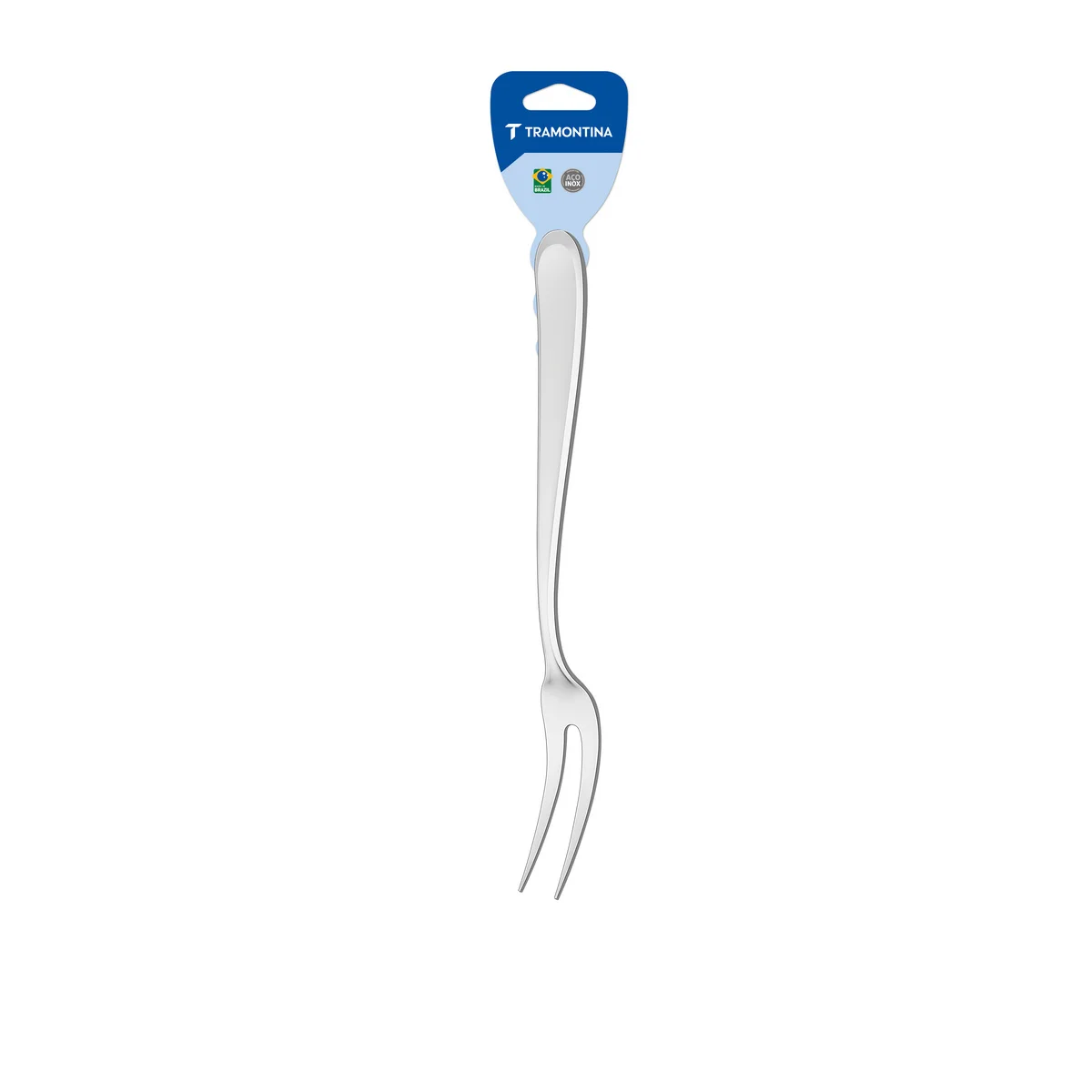 Garfo Trinchante Tramontina Angra em Aço Inox com Blister Individual