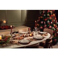 Colher de Mesa Tramontina Casa Natal com Lâmina de Aço Inox e Cabo de Polipropileno Vermelho