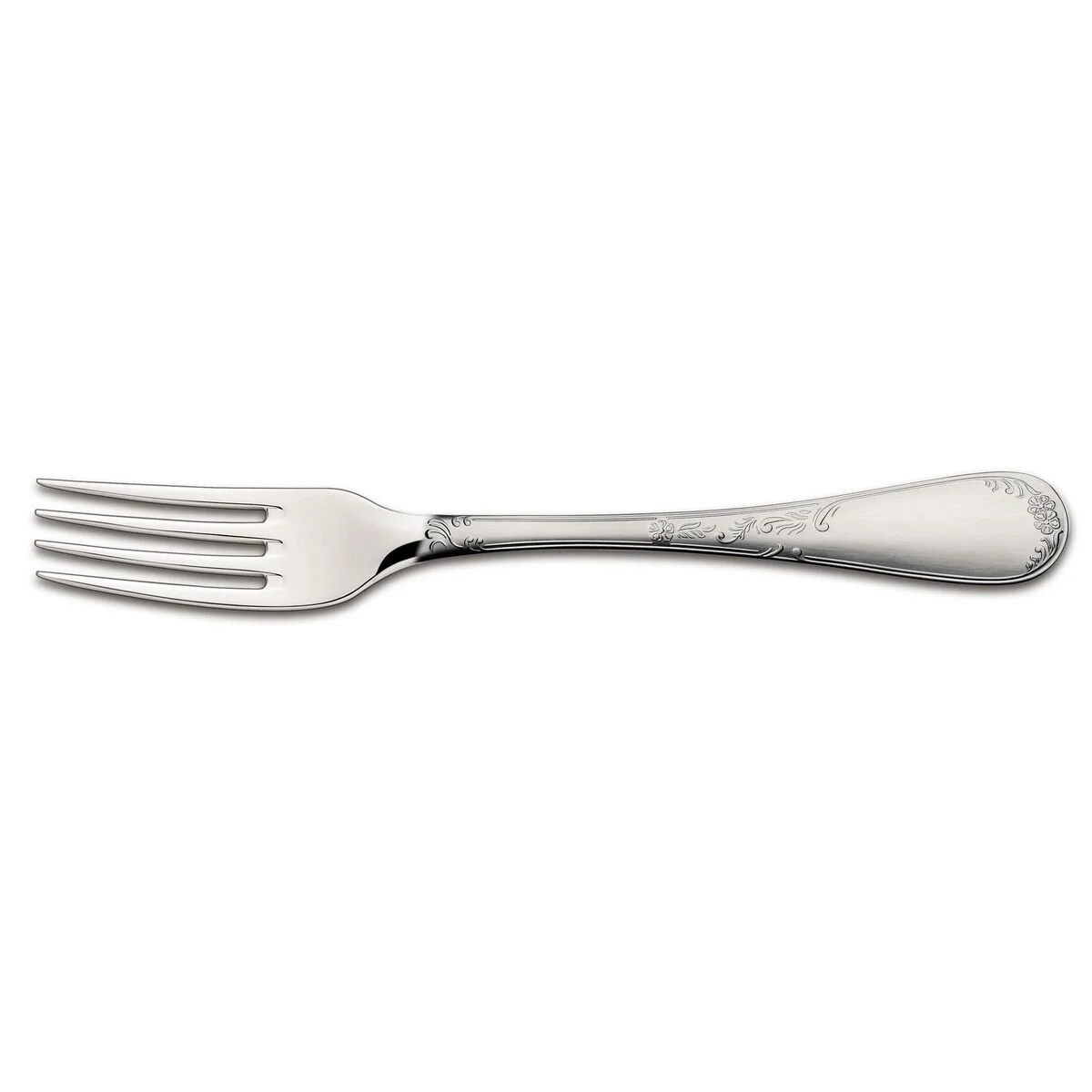 Garfo de Mesa Tramontina Renascença em Aço Inox com Acabamento Brilho e Fosco