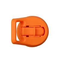 Garrafa Térmica Tramontina 650 ml em Aço Revestido Laranja com Canudo