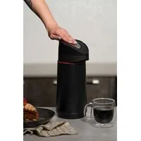 Garrafa Térmica Tramontina Exata em Aço Inox Preto 1,2 L