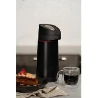 Garrafa Térmica Tramontina Exata em Aço Inox Preto 1,2 L