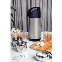 Garrafa Térmica Tramontina Exata em Aço Inox com Ampola de Vidro 1,2 L