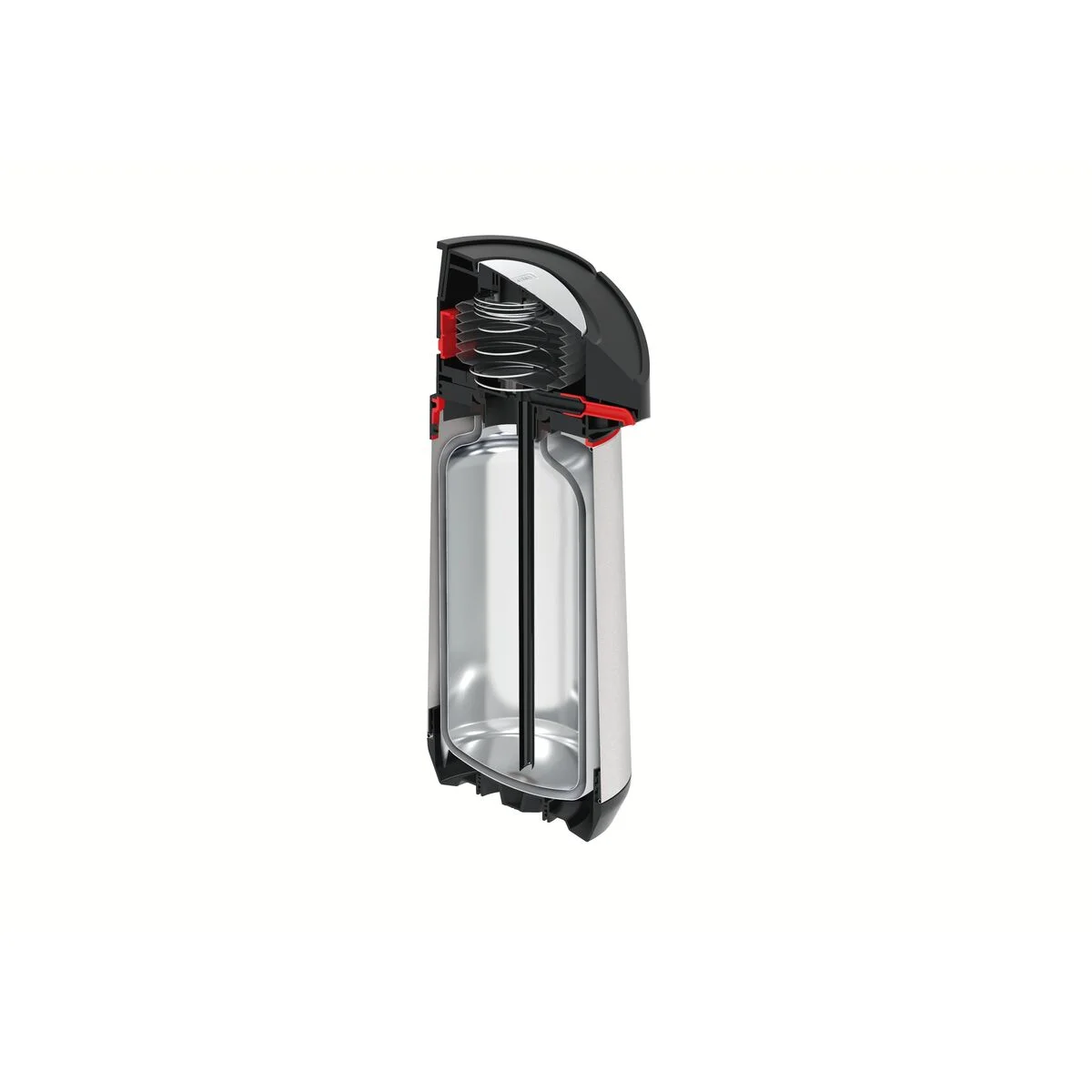 Garrafa Térmica Tramontina Exata em Aço Inox com Ampola de Vidro 1,2 L