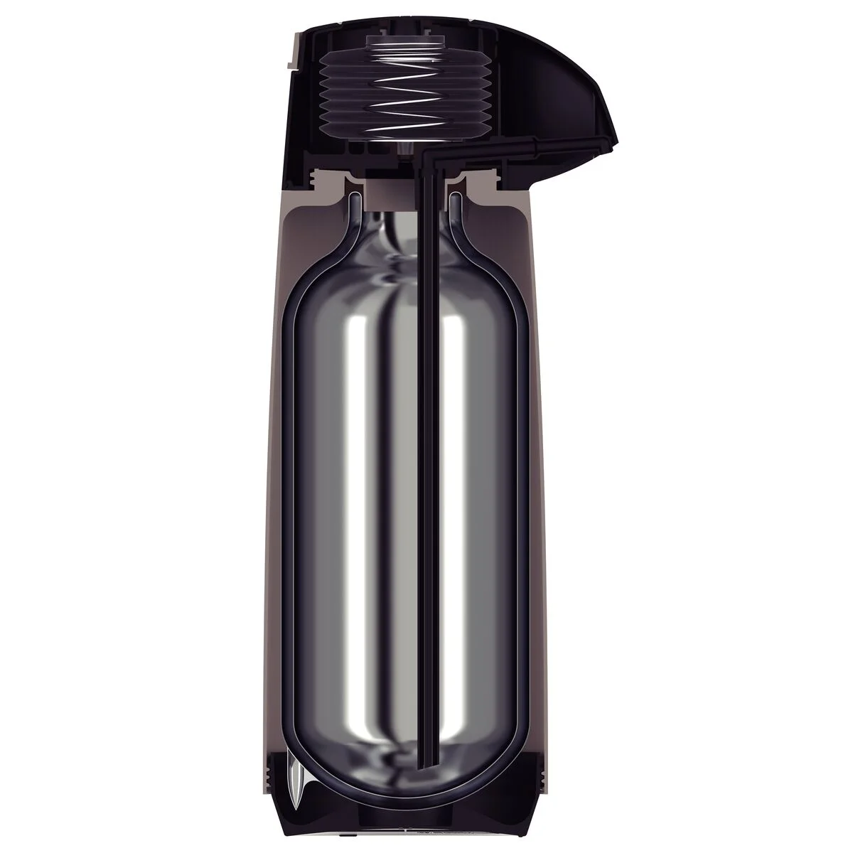 Garrafa Térmica Tramontina Exata em Plástico Bege com Ampola de Vidro 1,8 L