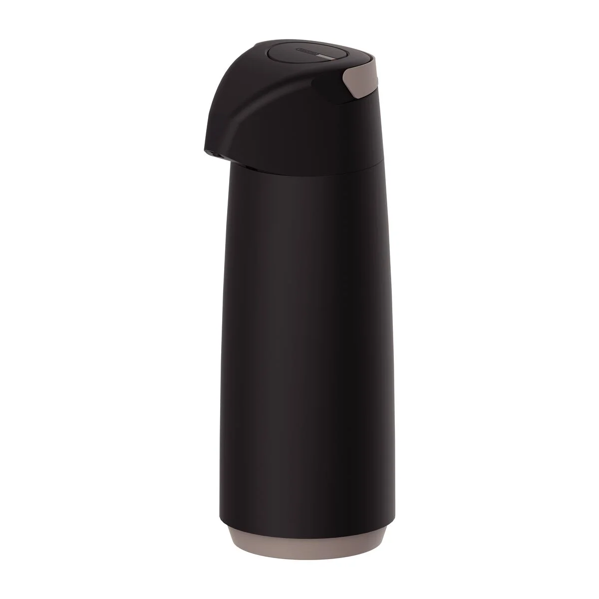 Garrafa Térmica Tramontina Exata em Plástico Preto com Ampola de Vidro 1,8 L