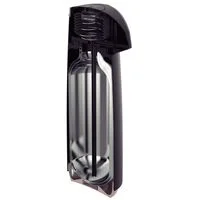 Garrafa Térmica Tramontina Exata em Plástico Preto com Ampola de Vidro 1,8 L