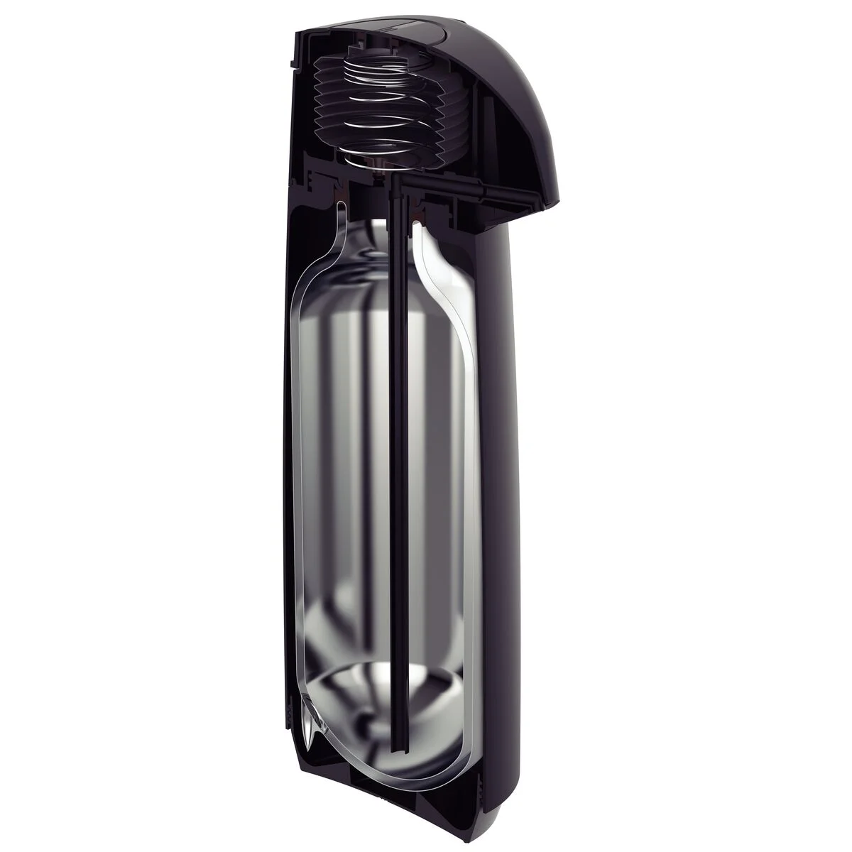 Garrafa Térmica Tramontina Exata em Plástico Preto com Ampola de Vidro 1,8 L