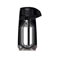 Garrafa Térmica Tramontina Exata em Plástico Preto com Ampola de Vidro 1 L