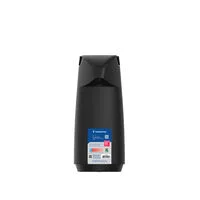 Garrafa Térmica Tramontina Exata em Plástico Preto com Ampola de Vidro 1 L