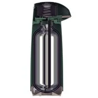 Garrafa Térmica Tramontina Exata em Plástico Verde com Ampola de Vidro 1,8 L