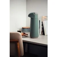 Garrafa Térmica Tramontina Exata em Plástico Verde com Ampola de Vidro 1,8 L