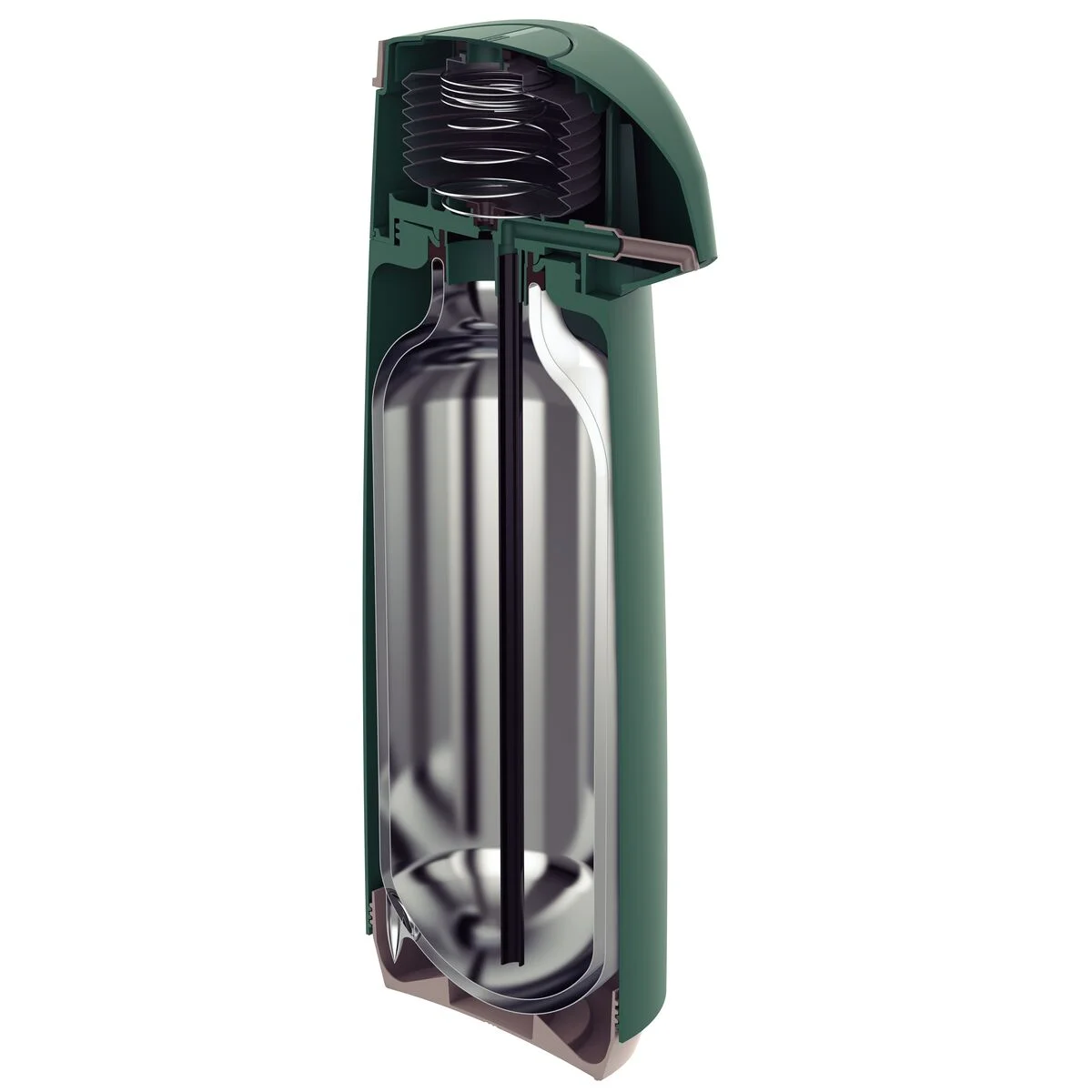 Garrafa Térmica Tramontina Exata em Plástico Verde com Ampola de Vidro 1,8 L