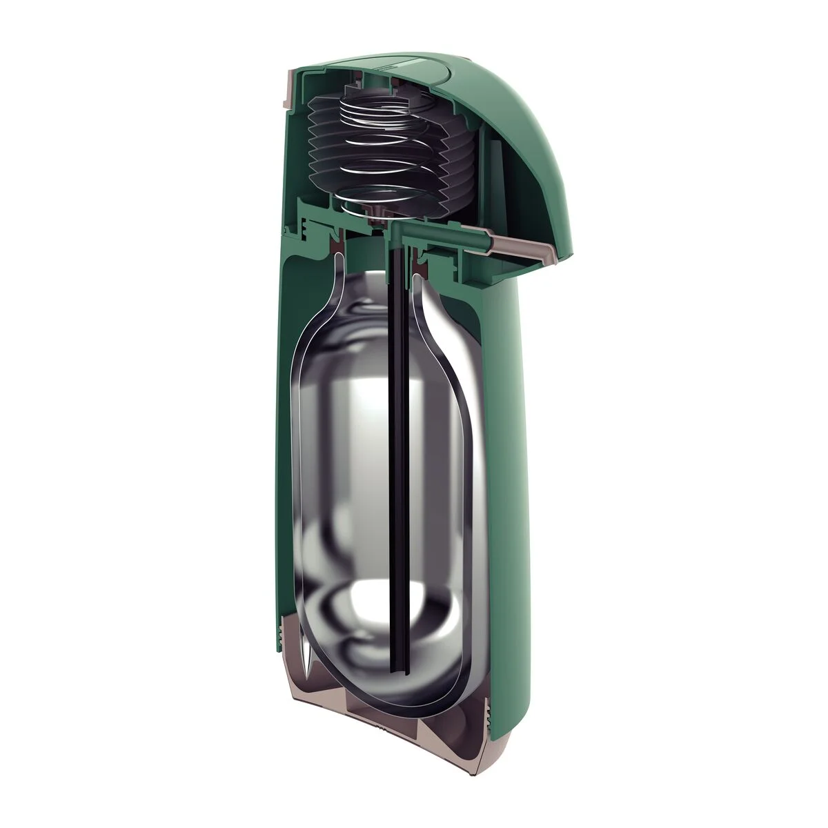 Garrafa Térmica Tramontina Exata em Plástico Verde com Ampola de Vidro 1 L