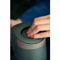 Garrafa Térmica Tramontina Exata em Plástico Verde com Ampola de Vidro 1 L