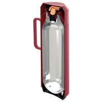 Garrafa Térmica Tramontina Exata em Plástico Vermelho com Ampola de Vidro e Tampa Rosqueável 1 L