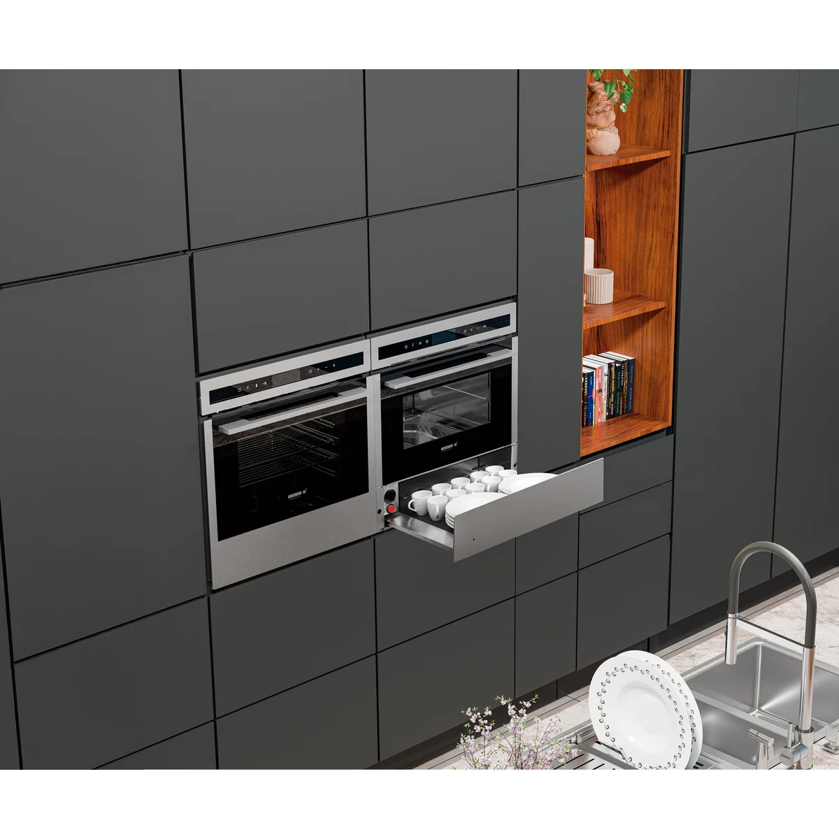 Gaveta Aquecedora Tramontina Epic 60X15 em Aço Inox