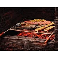 Grelha Tramontina Churrasco em Aço Inox 83 x 47 cm