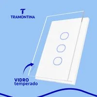 Interruptor Onne Smart Tramontina Branco com 3 Teclas