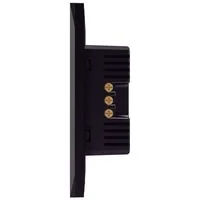 Interruptor Onne Touch Smart Tramontina Preto com 1 Tecla e 1 Tomada 2P+T 10 A 250 V