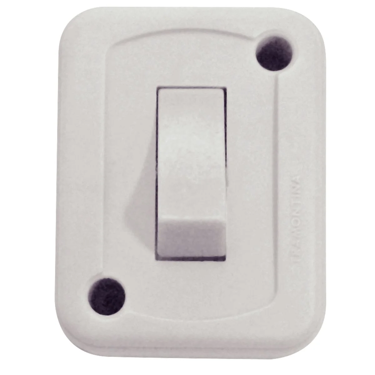 Interruptor de Sobrepor 1 Tecla Simples 10 A 250 V Tramontina Branco